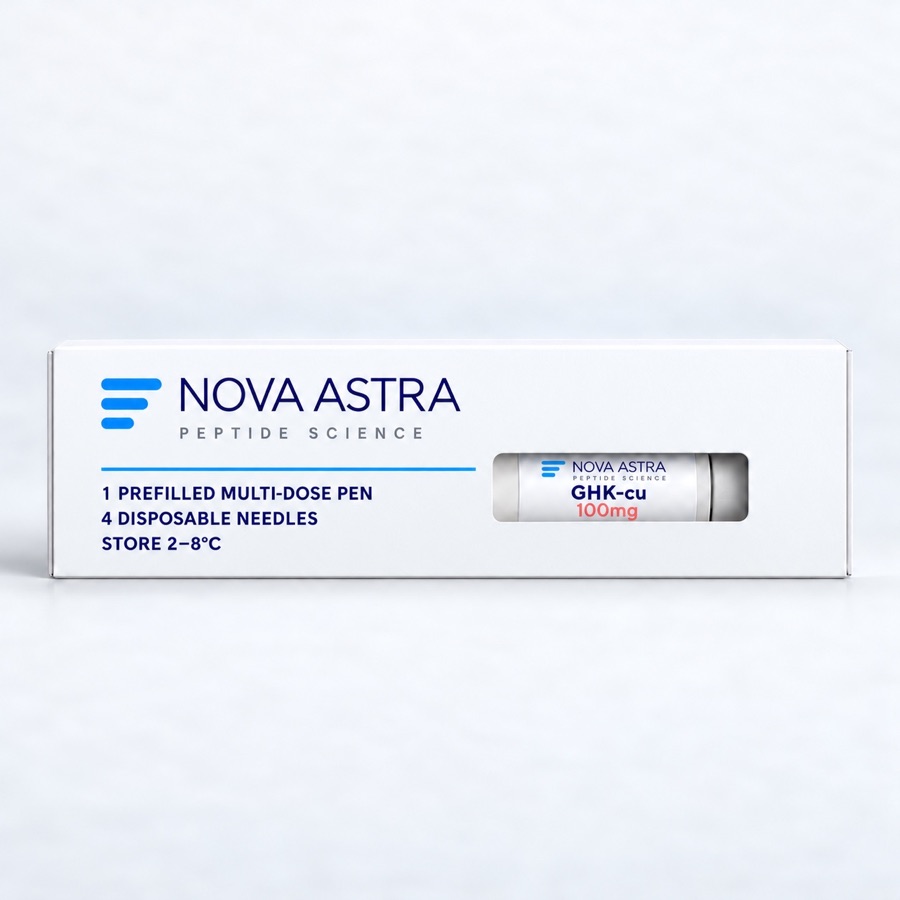 Nova Astra GHK-Cu 100 mg boxed pen